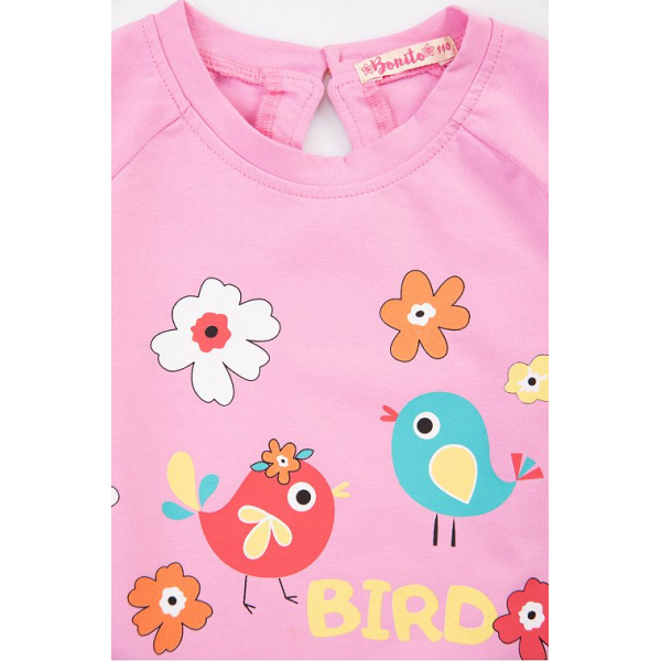 20-8354 Платье для девочки, 2-6 лет, розовый