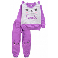 20-10592-2 Костюм для девочки, 2-5 лет, фиолетовый 20-10592-2 Костюм для девочки, 2-5 лет, фиолетовый