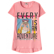 12-9120262-1 "Every" Футболка для девочки, 9-12 лет, розовый 12-9120262-1 "Every" Футболка для девочки, 9-12 лет, розовый