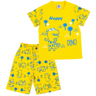 20-121701 Пижама для мальчика, 3-7 лет, желтый 20-121701 Пижама для мальчика, 3-7 лет, желтый