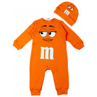 45-10023 "M&M’S Комбинезон с шапочкой, 68-86, оранжевый 45-10023 "M&M’S Комбинезон с шапочкой, 68-86, оранжевый