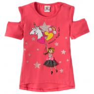 12-3674-5 "Magic Girl" Футболка для девочки, 3-7 лет, красный 12-3674-5 "Magic Girl" Футболка для девочки, 3-7 лет, красный