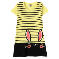 12-8110810-1 "Ears eyes" Платье для девочки, 8-11 лет, желтый 12-8110810-1 "Ears eyes" Платье для девочки, 8-11 лет, желтый