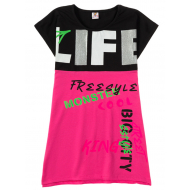 12-91255-1 "Life" Платье для девочки, 9-12 лет, малиновый 12-91255-1 "Life" Платье для девочки, 9-12 лет, малиновый