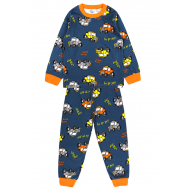 20-300015 Пижама для мальчика, кулир, 2-6 лет, индиго 20-300015 Пижама для мальчика, кулир, 2-6 лет, индиго