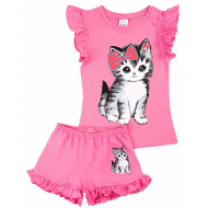 20-004210 Костюм для девочки, 1-4 года, розовый 20-004210 Костюм для девочки, 1-4 года, розовый