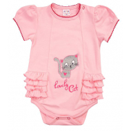 20-4953 "Lovely Cat" Боди для малышки, 62-80, розовый 20-4953 "Lovely Cat" Боди для малышки, 62-80, розовый