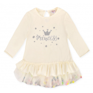 20-3735 Платье для девочки, 2-5 лет, молочный 20-3735 Платье для девочки, 2-5 лет, молочный