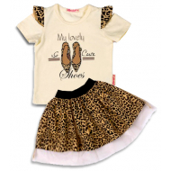 020-13252 Комплект для девочки, 3-7 лет, молочный 020-13252 Комплект для девочки, 3-7 лет, молочный