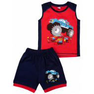 20-12091 Костюм для мальчика, 2-5 лет, красный\синий 20-12091 Костюм для мальчика, 2-5 лет, красный\синий