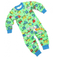 20-30001 Пижама для мальчика, 2-6 лет, салатовый 20-30001 Пижама для мальчика, 2-6 лет, салатовый