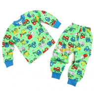 20-30011 Пижама для мальчика, 2-6 лет, салатовый 20-30011 Пижама для мальчика, 2-6 лет, салатовый