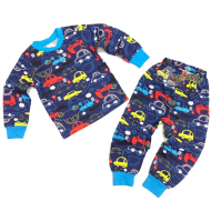 20-30013 Пижама для мальчика, 2-6 лет, синий 20-30013 Пижама для мальчика, 2-6 лет, синий