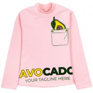 12-281202-1 "Avocado" Водолазка для девочки, 2-8 лет, розовый 12-281202-1 "Avocado" Водолазка для девочки, 2-8 лет, розовый