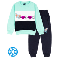 12-6988202-2 "Perfect" Костюм для девочки, 6-9 лет, мятный 12-6988202-2 "Perfect" Костюм для девочки, 6-9 лет, мятный
