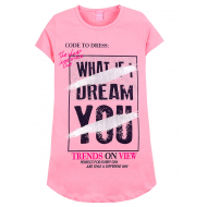 12-8110807-3 "Dream" Туника для девочки, 8-11 лет, розовый 12-8110807-3 "Dream" Туника для девочки, 8-11 лет, розовый