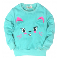 20-122225D "Pretty Muzzle" Джемпер для девочки, 2-5 лет, ментоловый 20-122225D "Pretty Muzzle" Джемпер для девочки, 2-5 лет, ментоловый