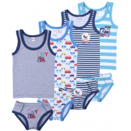 020-1230 Комплект майка трусы для мальчика, 2-6 лет 020-1230 Комплект майка трусы для мальчика, 2-6 лет