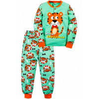 20-125111 "Tiger" Пижама утепленная для мальчика, 2-6 лет, ментол 20-125111 "Tiger" Пижама утепленная для мальчика, 2-6 лет, ментол