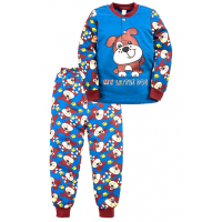 20-125112 "Dog" Пижама утепленная для мальчика, 2-6 лет, т. синий 20-125112 "Dog" Пижама утепленная для мальчика, 2-6 лет, т. синий