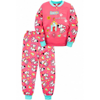 20-125122 "Sweet Home" Пижама утепленная для девочки, 2-6 лет, розовый 20-125122 "Sweet Home" Пижама утепленная для девочки, 2-6 лет, розовый