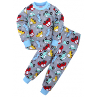 20-92101 "Машинки" Пижама с начесом, 2-6 лет 20-92101 "Машинки" Пижама с начесом, 2-6 лет