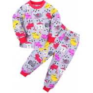 20-92106 "Кошечки" Пижама с начесом, 2-6 лет 20-92106 "Кошечки" Пижама с начесом, 2-6 лет