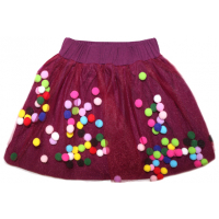20-4394 Юбка из фатина, 2-6 лет, бордовый 20-4394 Юбка из фатина, 2-6 лет, бордовый