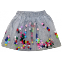 20-4395 Юбка из фатина, 2-6 лет, серый 20-4395 Юбка из фатина, 2-6 лет, серый