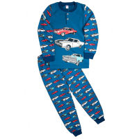20-95514 "Cars" Пижама утепленная для мальчика, 7-10 лет, джинсовый 20-95514 "Cars" Пижама утепленная для мальчика, 7-10 лет, джинсовый