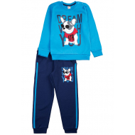 17-2507616 Костюм для мальчика, 2-5 лет, голубой/синий 17-2507616 Костюм для мальчика, 2-5 лет, голубой/синий