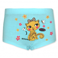 17-3716323 Трусы-шортики для девочки, 3-7 лет, бирюза 17-3716323 Трусы-шортики для девочки, 3-7 лет, бирюза