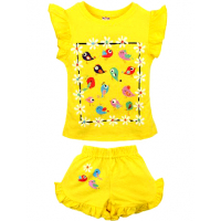 20-00109 Костюм для девочки, 1-4 года, желтый 20-00109 Костюм для девочки, 1-4 года, желтый