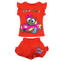20-00110 "Cute Owl", костюм для девочки, 1-4 года, оранжевый 20-00110 "Cute Owl", костюм для девочки, 1-4 года, оранжевый
