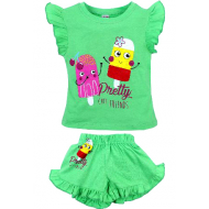 20-001233 "Pretty", костюм для девочки, 1-4 года, салатовый 20-001233 "Pretty", костюм для девочки, 1-4 года, салатовый