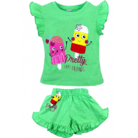 20-001233 "Pretty", костюм для девочки, 1-4 года, салатовый 20-001233 "Pretty", костюм для девочки, 1-4 года, салатовый