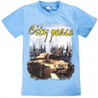 20-003109 "City Peace" Футболка, 8-12 лет, голубой 20-003109 "City Peace" Футболка, 8-12 лет, голубой