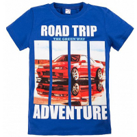 20-103101 "Road Trip" Футболка, 8-12 лет, синий 20-103101 "Road Trip" Футболка, 8-12 лет, синий