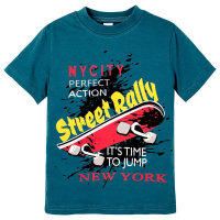 20-102112 "Street Rally" Футболка для мальчика, 4-8 лет, стальной 20-102112 "Street Rally" Футболка для мальчика, 4-8 лет, стальной