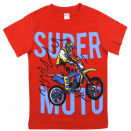 20-1021212-88 "Super Moto" Футболка для мальчика, 4-8 лет, красный 20-1021212-88 "Super Moto" Футболка для мальчика, 4-8 лет, красный