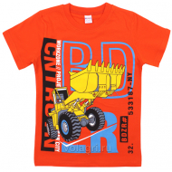 20-102123 "Workzone" Футболка для мальчика, 4-8 лет, оранжевый 20-102123 "Workzone" Футболка для мальчика, 4-8 лет, оранжевый
