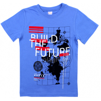 20-102126 "Future" Футболка для мальчика, 4-8 лет, голубой 20-102126 "Future" Футболка для мальчика, 4-8 лет, голубой