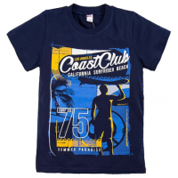 20-103103 "Coast Club" Футболка, 8-12 лет, т-синий 20-103103 "Coast Club" Футболка, 8-12 лет, т-синий