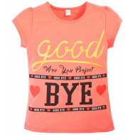 20-003-17 "Good Bye" Футболка, 8-12 лет, коралловый 20-003-17 "Good Bye" Футболка, 8-12 лет, коралловый
