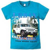 20-103110 "Rally 4X" Футболка, 8-12 лет, бирюзовый 20-103110 "Rally 4X" Футболка, 8-12 лет, бирюзовый