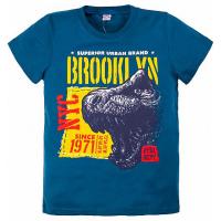 20-103111 "Brooklyn" Футболка, 8-12 лет, синий 20-103111 "Brooklyn" Футболка, 8-12 лет, синий