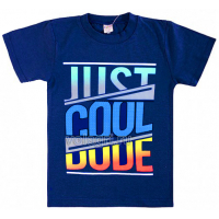 20-103121 "Just Cool" Футболка, 8-12 лет, т-синий 20-103121 "Just Cool" Футболка, 8-12 лет, т-синий