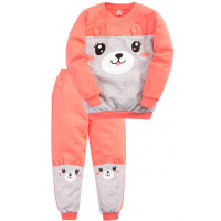 20-105903 Костюм для девочки, 1-4 года, коралловый 20-105903 Костюм для девочки, 1-4 года, коралловый