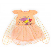 20-116101 "ФЕЯ" Платье, 2-6 лет, персиковый 20-116101 "ФЕЯ" Платье, 2-6 лет, персиковый