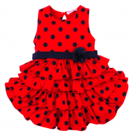 0020-116701 Платье для девочки, 2-5 лет, красный 0020-116701 Платье для девочки, 2-5 лет, красный